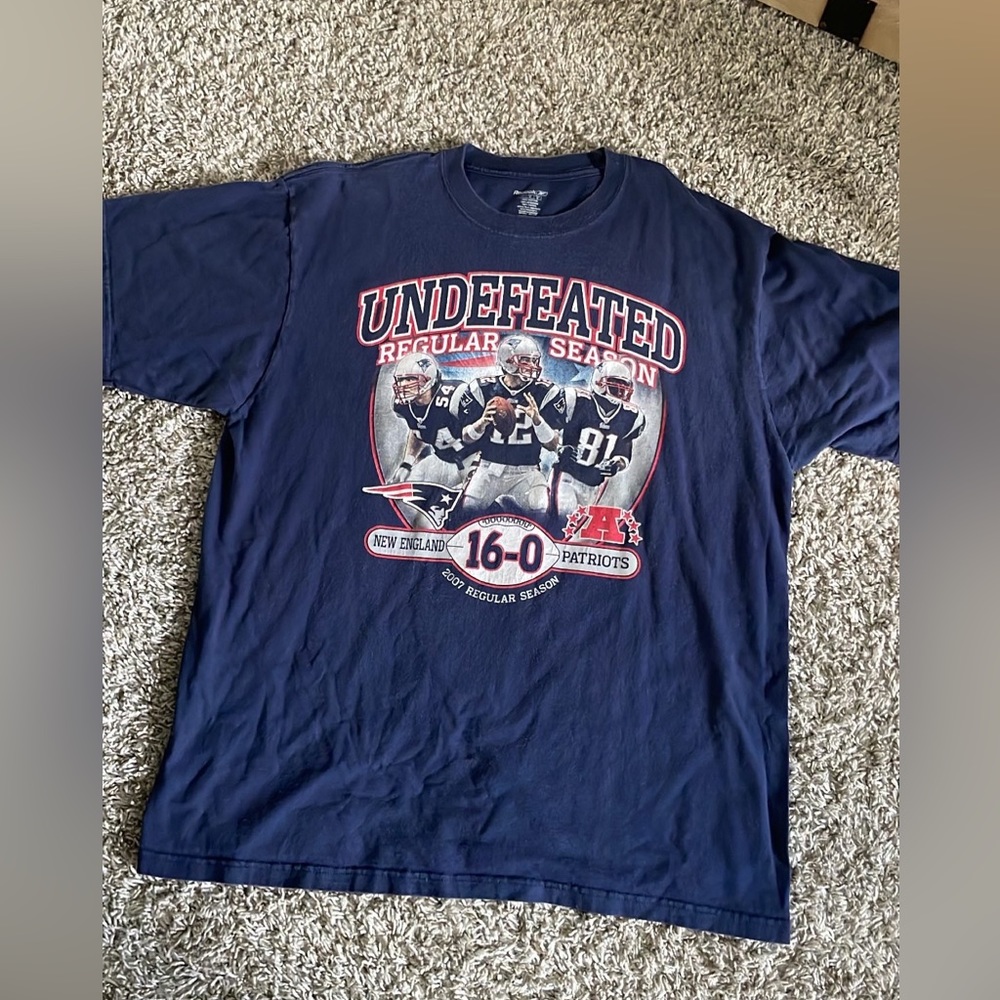 Vintage 2007 Reebok Patriots Undefeated Season
